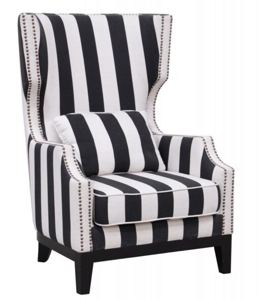 ALICE CLUB CHAIR STRIPED
