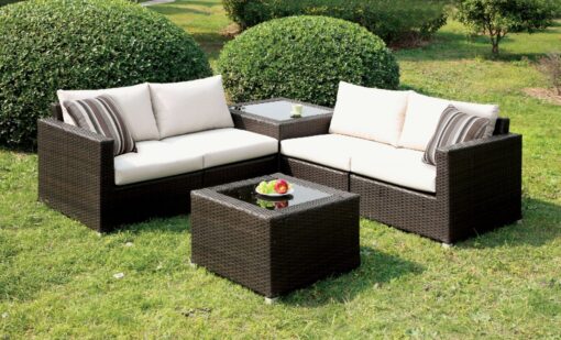 Alago Patio Sectional Set by Furniture of America - Image 3