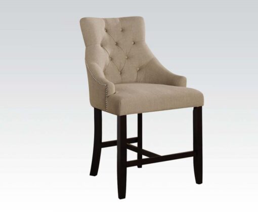 Fabric Counter Height Chairs (2 Pcs.) by ACME