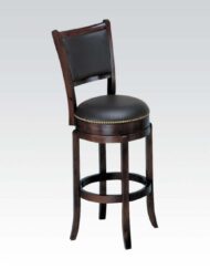 Espresso Bar Chair w/Swivel