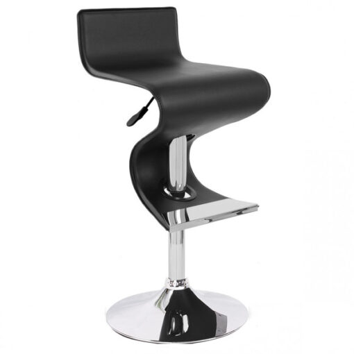 Walnut Bar Stool - S958 (Wal, Blk, Wh) - Image 2