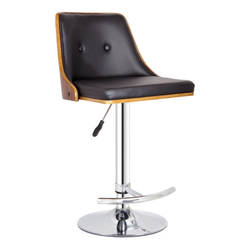 Walnut Wood Bar Stool - S531