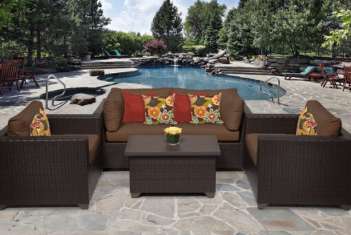 Belle 5 Piece Seating Group  By TK Classics - Image 5