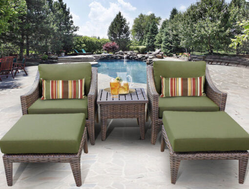 Manhattan 5 Piece Seating Group by TK Classics - Image 5