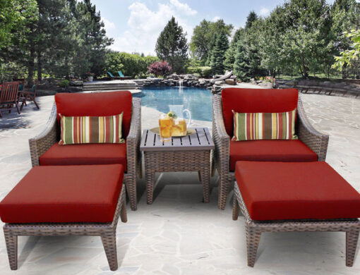 Manhattan 5 Piece Seating Group by TK Classics - Image 2