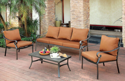 Bonquesha  4 Piece Patio Set