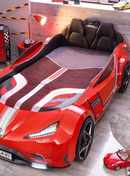 CHAMPION GTI RACER KIDS BEDROOM CAR BED - Image 3