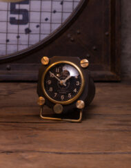 PENDULUX ALTIMETER TABLE CLOCK - BLACK OR ALUMINUM